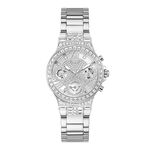 Montre Guess Moonlight Argent&eacute; - Id&eacute;es cadeaux Femme | Histoire d&rsquo;Or