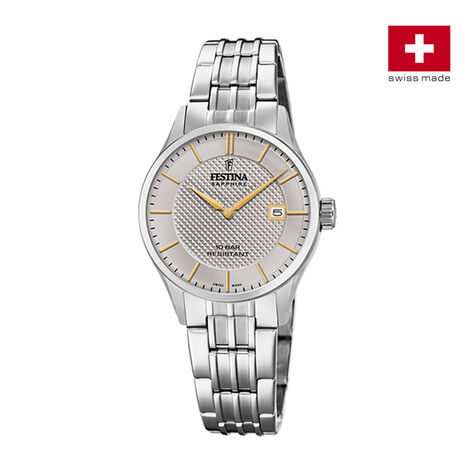 Montre Festina Swiss Made Taupe - Montres suisses Femme | Histoire d’Or