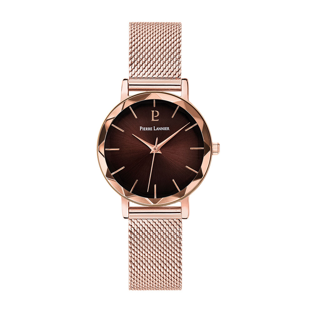 Montre Pierre Lannier Multiples Chocolat - Montres Femme | Histoire d’Or