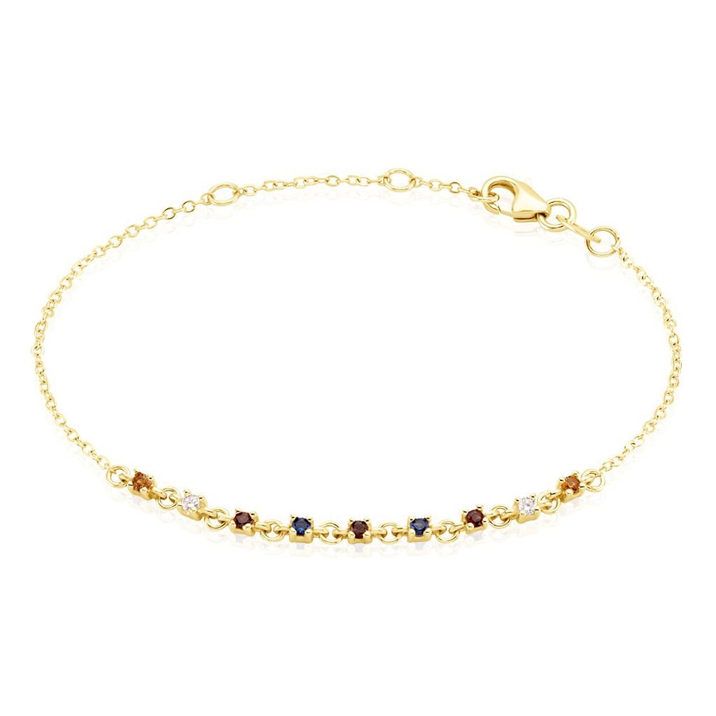 Bracelet Céphée Plaqué Or Doré Oxyde De Zirconium - Bracelets Femme | Histoire d’Or