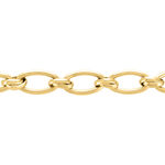 Bracelet Maille Perry Acier Dor&eacute; - Bracelets cha&icirc;ne Femme | Histoire d&rsquo;Or