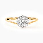 Bague Or Jaune Aspasia Diamants - Bagues solitaires Femme | Histoire d&rsquo;Or