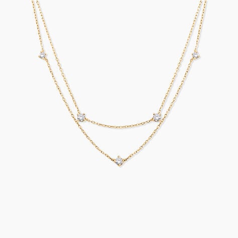 Collier Madhav Or Jaune Diamant Synthétique - Nouveautés Femme | Histoire d’Or