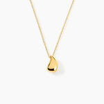 Collier Sibille Acier Jaune - Bijoux sans pierre Femme | Histoire d&rsquo;Or