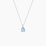 Collier Anesa Or Blanc Topaze - Colliers Femme | Histoire d&rsquo;Or