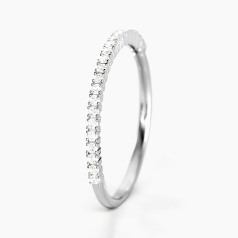 Alliance Julietta Or Blanc Oxyde De Zirconium - Alliances Femme | Histoire d&rsquo;Or