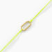 Bracelet Infini Pop Argent Jaune - Bracelets cordon Femme | Histoire d’Or