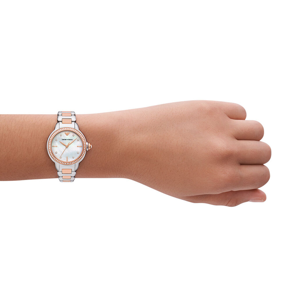 Montre Emporio Armani Nacre - Montres Femme | Histoire d’Or
