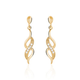 Boucles d\u2019oreilles pendantes dor\u00e9 \u00e0 l\u2019or fin et cuir vert \u00e9meraude .