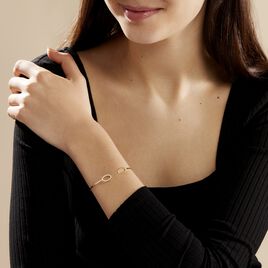 Bracelet Jonc Seth Or Jaune Oxyde De Zirconium - Bracelets joncs Femme | Histoire d’Or