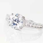 Bague Tatjana Or Blanc Oxyde De Zirconium - Bagues solitaires Femme | Histoire d&rsquo;Or