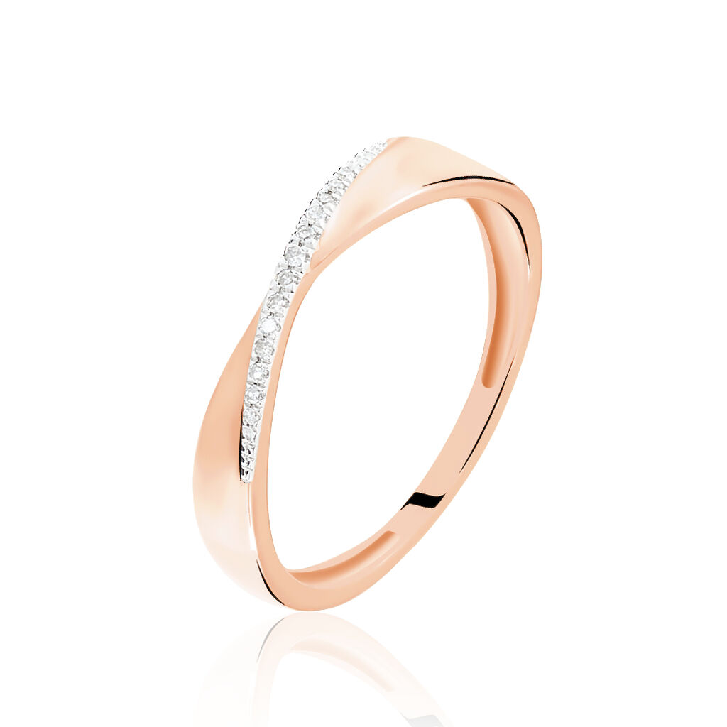 Inquire Every week Imitation Bagues avec pierre Or Diamant Ronde Pavage Rose 375/1000 - B3DFRDW2GKH •  Histoire d'Or