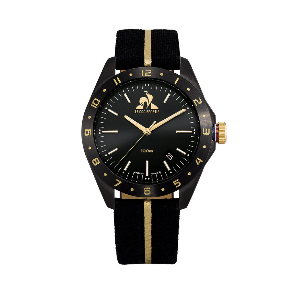 Montre Le Coq Sportif Coq D'or Noir