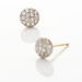 Boucles D'oreilles Puces Teani Or Jaune Diamant - Clous d'oreilles Femme | Histoire d’Or