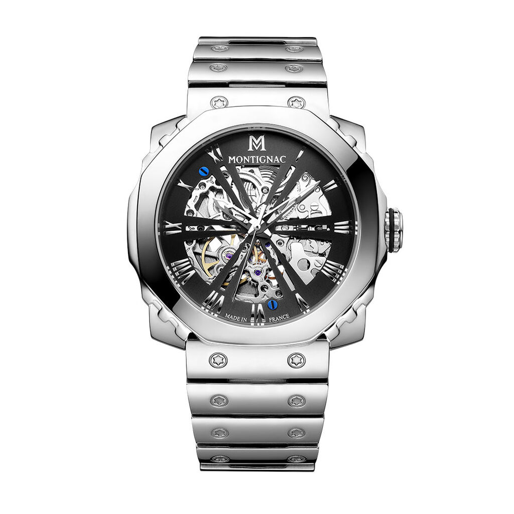Montre Montignac Octagon Automatique - Montres m&eacute;caniques Homme | Histoire d&rsquo;Or