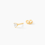 Bijoux D'Oreilles Ruchel Or Jaune Diamant Synth&eacute;tique - Ear cuffs Femme | Histoire d&rsquo;Or