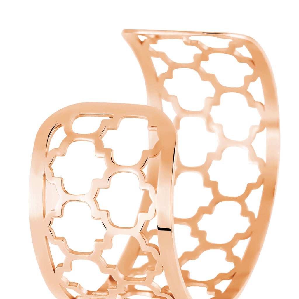 Bracelet Jonc Azemia Acier Rose - Bracelets joncs Femme | Histoire d&rsquo;Or