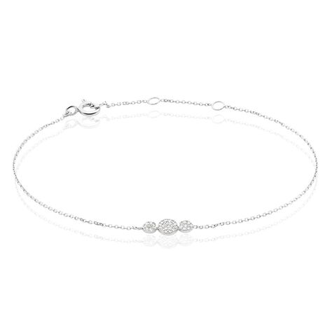 Bracelet Automne Or Blanc Diamant - Bracelets Femme | Histoire d’Or