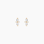 Bijoux D'Oreilles Saint Or Jaune Diamant Synth&eacute;tique - Ear cuffs Femme | Histoire d&rsquo;Or