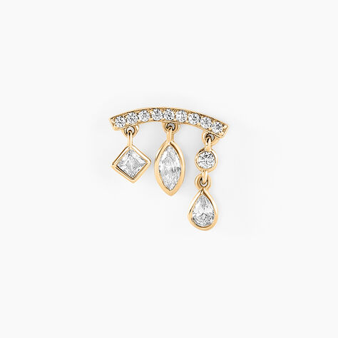 Piercing D'oreille Unitaire  Tyrese Or Jaune Oxyde De Zirconium - Bijoux Femme | Histoire d’Or