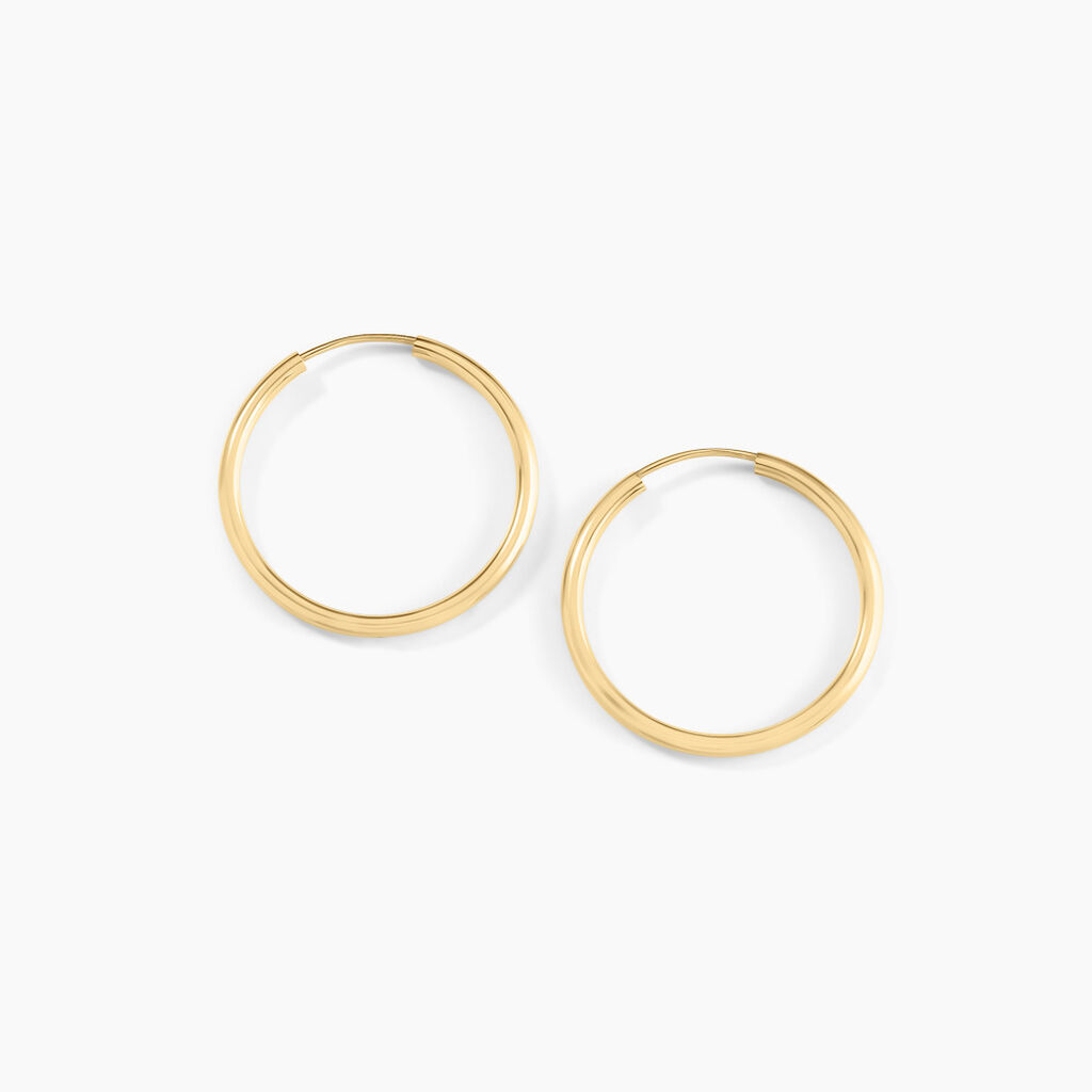 Cr&eacute;oles Valencina Or Jaune - Boucles d'oreilles cr&eacute;oles Femme | Histoire d&rsquo;Or