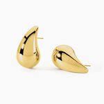 Boucles D'oreilles Puces Xenia Acier Jaune - Boucles d'oreilles fantaisie Femme | Histoire d&rsquo;Or