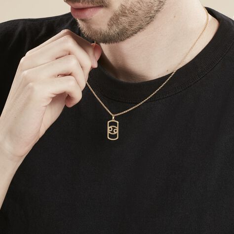 Collier Plaqué Or Prospero - Colliers Zodiaque Homme | Histoire d’Or