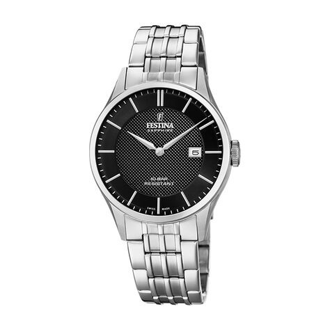 Montre Festina Swiss Made 40 Noir - Montres suisses Homme | Histoire d&rsquo;Or
