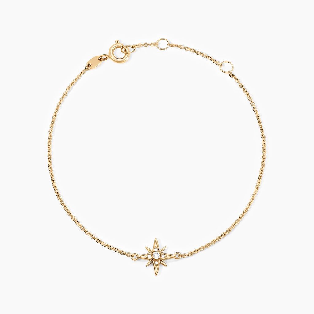 Bracelet Kazima Plaqué Or Oxydes De Zirconium - Bracelets Femme | Histoire d’Or