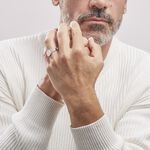 Chevali&egrave;re Argent Blanc Charites - Chevali&egrave;res Homme | Histoire d&rsquo;Or