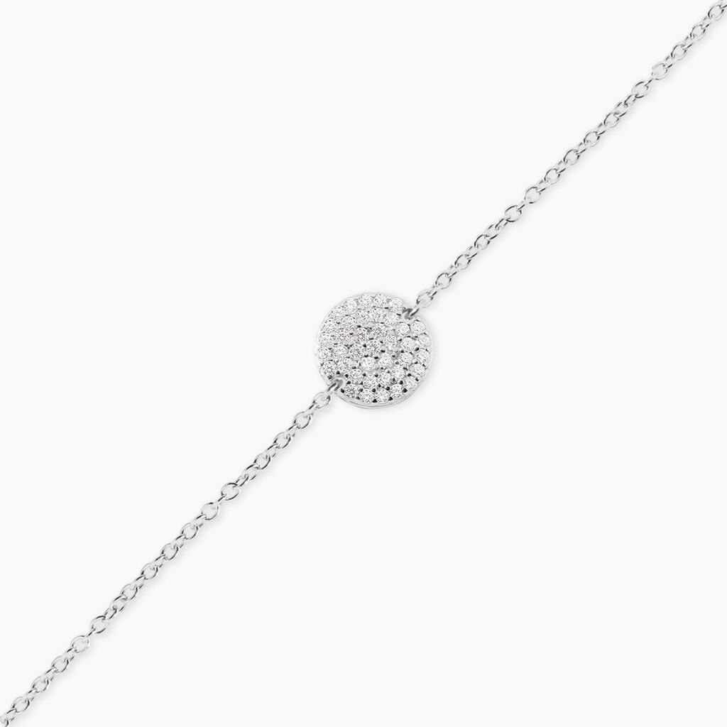 Bracelet Sharma Argent Blanc Oxyde De Zirconium - Bracelets Femme | Histoire d&rsquo;Or