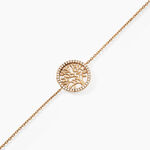 Bracelet Theolina Plaqu&eacute; Or Jaune Oxyde De Zirconium - Bracelets Femme | Histoire d&rsquo;Or