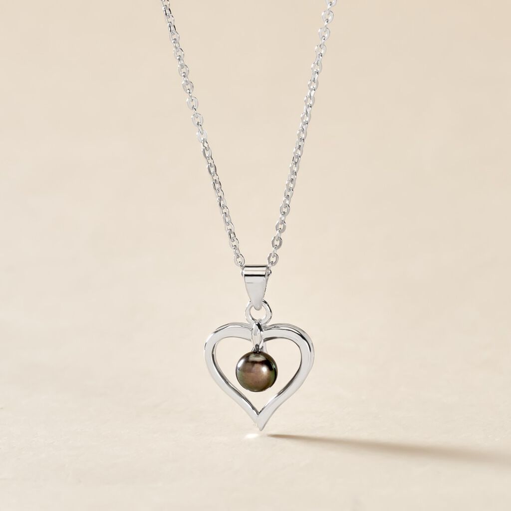 Collier Saynaae Argent Blanc Perle De Culture - Colliers fantaisie Femme | Histoire d&rsquo;Or