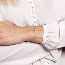 Bracelet Or Blanc Maury Saphirs Diamants - Bracelets Femme | Histoire d’Or