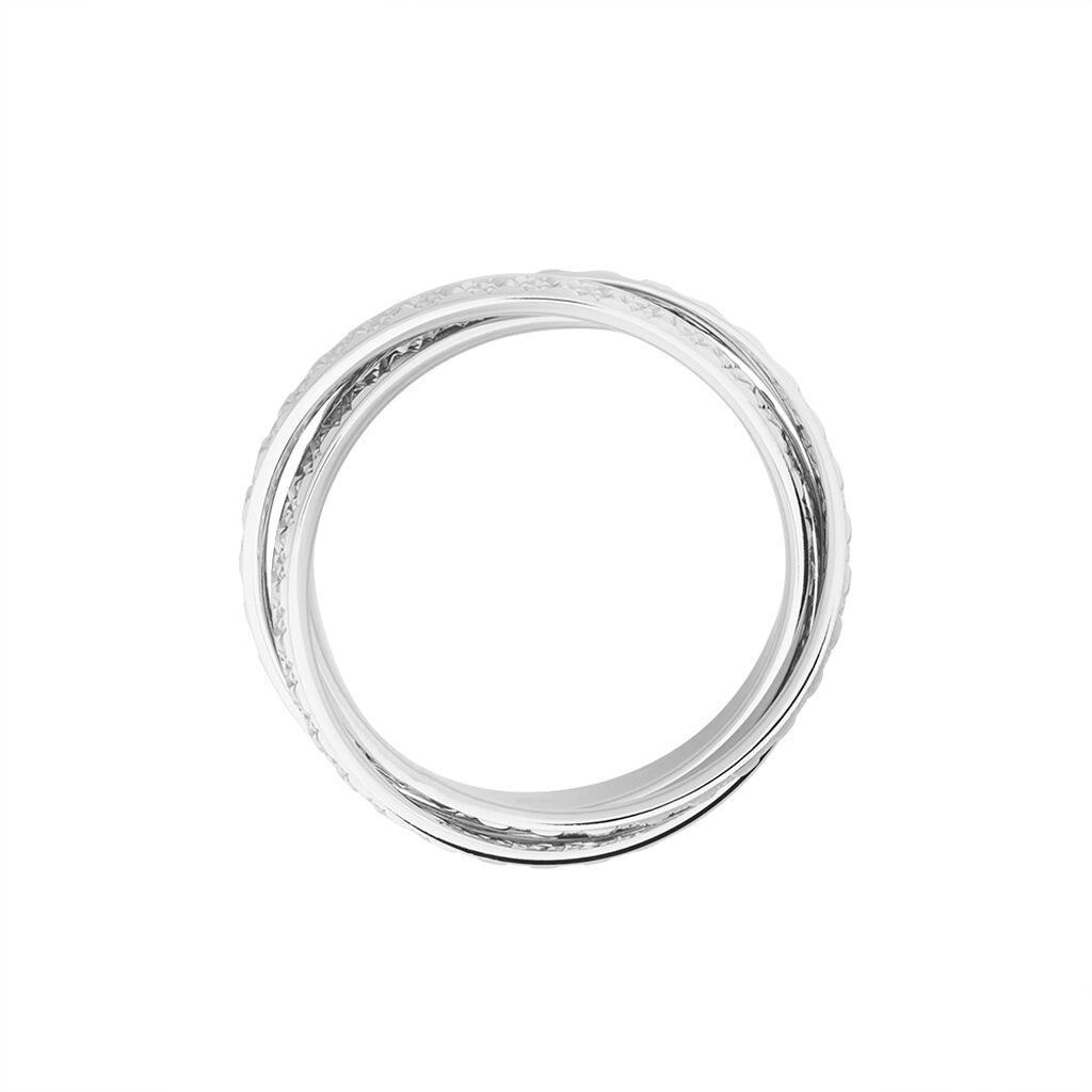 Alliance Bertina Demi Jonc Classique Or Blanc - Alliances Femme | Histoire d&rsquo;Or