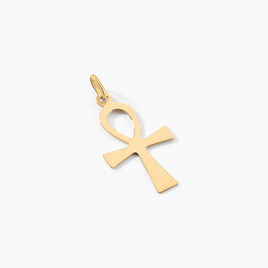 Pendentif Basilissa Croix De Vie Or Jaune - Pendentifs Baptême Famille | Histoire d’Or