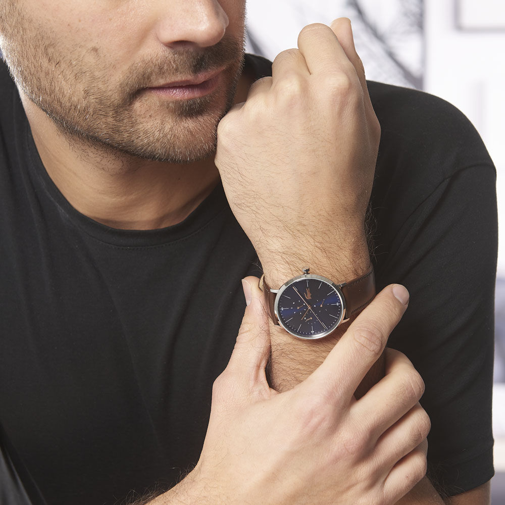 Montre lacoste homme sale marron