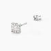 Boucles D'oreilles Puces Artemis Or Blanc Diamant - Clous d'oreilles Femme | Histoire d’Or