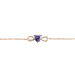 Bracelet Argent Rose Atieno Oxyde De Zirconium - Bracelets fantaisie Femme | Histoire d’Or