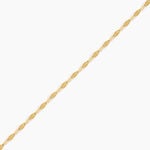 Cha&icirc;ne De Cheville Athena Acier Jaune - Cha&icirc;nes de cheville Femme | Histoire d&rsquo;Or