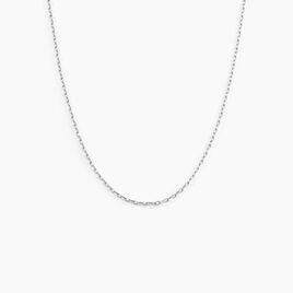 Chaîne Igoa Maille Forçat Diamantee Or Blanc - Chaines Famille | Histoire d’Or