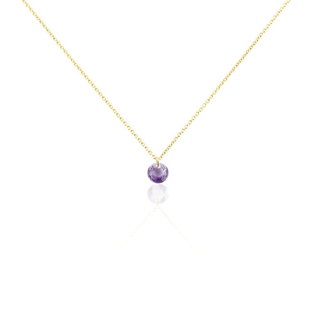 Collier Les Audacieuses Or Jaune Améthyste - Colliers Femme | Histoire d’Or