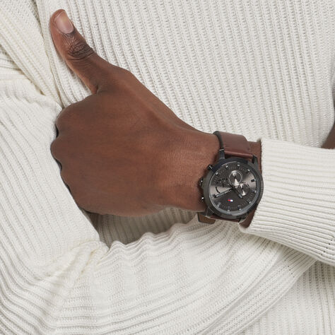 Montre Tommy Hilfiger Gris - Montres Homme | Histoire d’Or