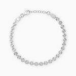 Bracelet Madisone Argent Blanc - Bracelets Femme | Histoire d&rsquo;Or