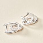 Cr&eacute;oles Riva Argent Blanc Oxyde De Zirconium - Boucles d'oreilles cr&eacute;oles Femme | Histoire d&rsquo;Or