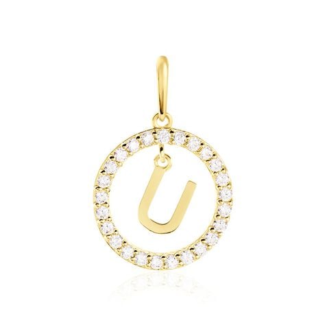 Pendentif Gabe Or Jaune Oxyde De Zirconium - Pendentifs Femme | Histoire d’Or