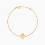 Bracelet Donia Argent Dor&eacute; A L'Or 750/1000 - Bijoux sans pierre Femme | Histoire d&rsquo;Or