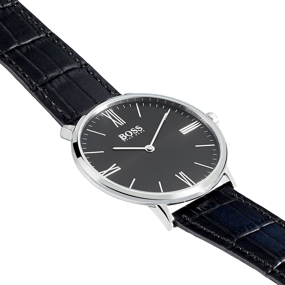 Montres Boss 1570070 Acier Boucle Ardillon Blanc Ronde - HIMHBQN0V70 •  Histoire d'Or