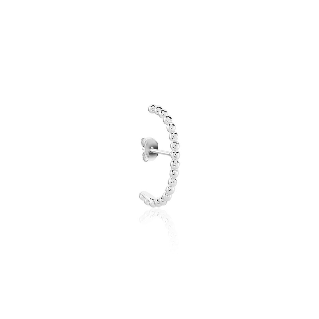 Bijou D'oreille Unitaire Krabi Argent Blanc - Boucles d'oreilles fantaisie Femme | Histoire d’Or