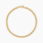 Bracelet Jany Maille Palmier Or Jaune - Bijoux sans pierre Femme | Histoire d&rsquo;Or